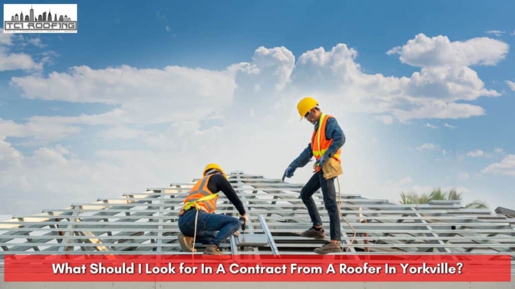 What Should I Look for In A Contract From A Roofer In Yorkville